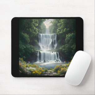 The Waterfall Landscape Mouse Pad