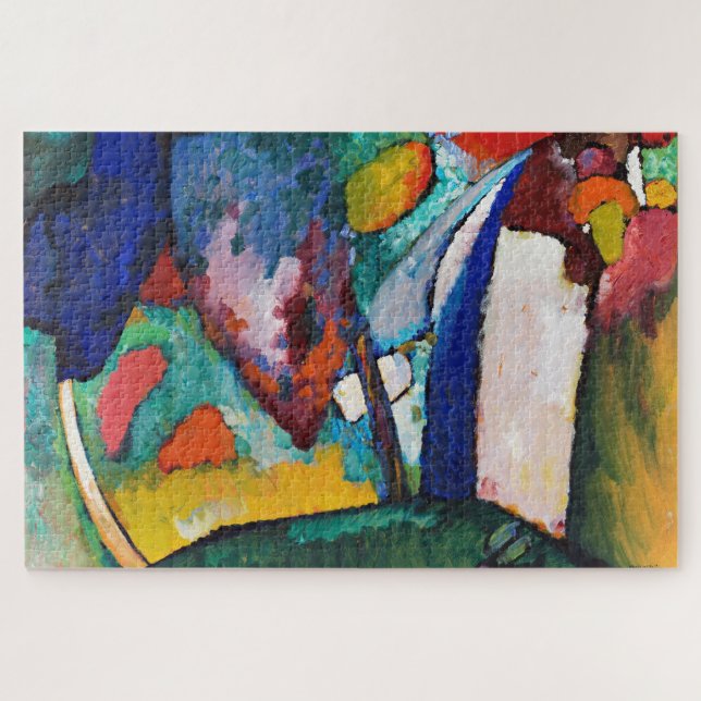 The Waterfall, Wassily Kandinsky Jigsaw Puzzle (Horizontal)