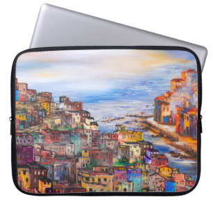 The waterfront in Naplesitaly,naples,napoli,city,e Laptop Sleeve