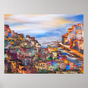 The waterfront in Naplesitaly,naples,napoli,city,e Poster