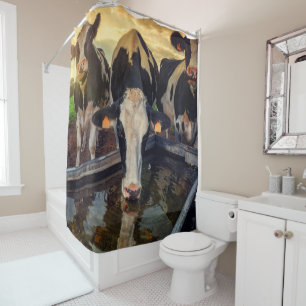 The Watering Hole Shower Curtain