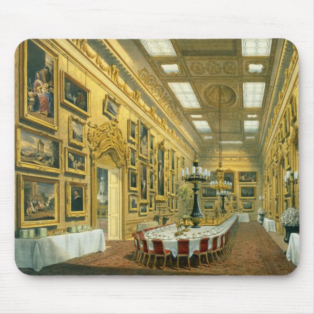 The Waterloo Gallery, Apsley House, reproduced in Mouse Pad (Front)