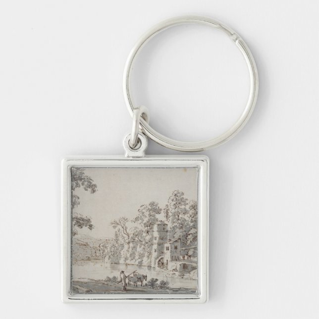 The Watermill by the Ford Key Ring (Front)