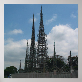 The Watts Towers Poster