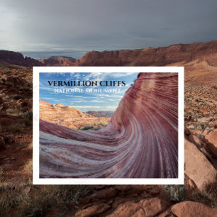 The Wave, Coyote Bluffs, Vermillion Cliffs, AZ Postcard