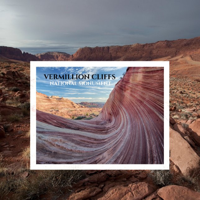 The Wave, Coyote Bluffs, Vermillion Cliffs, AZ Postcard (Creator Uploaded)