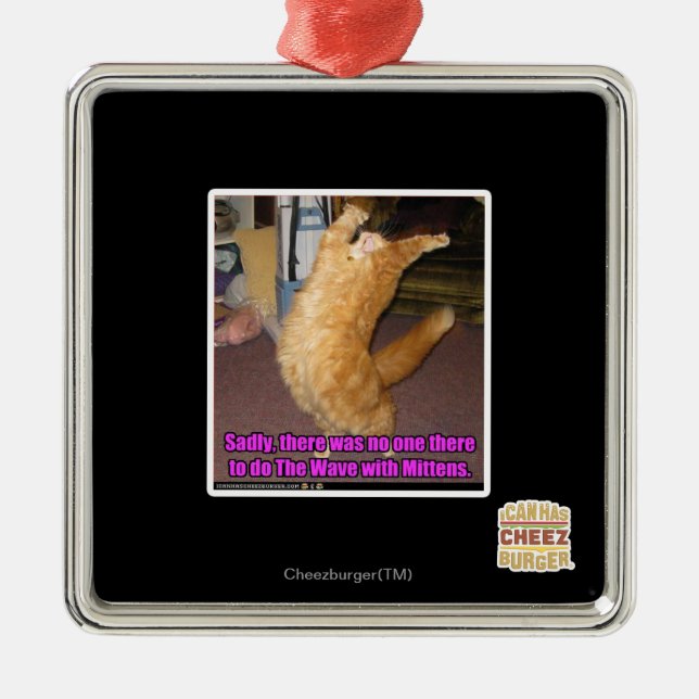 The Wave Metal Tree Decoration (Front)