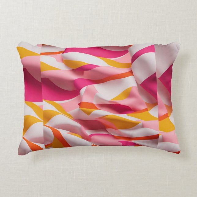 The Wave of Bright  Decorative Cushion (Front)