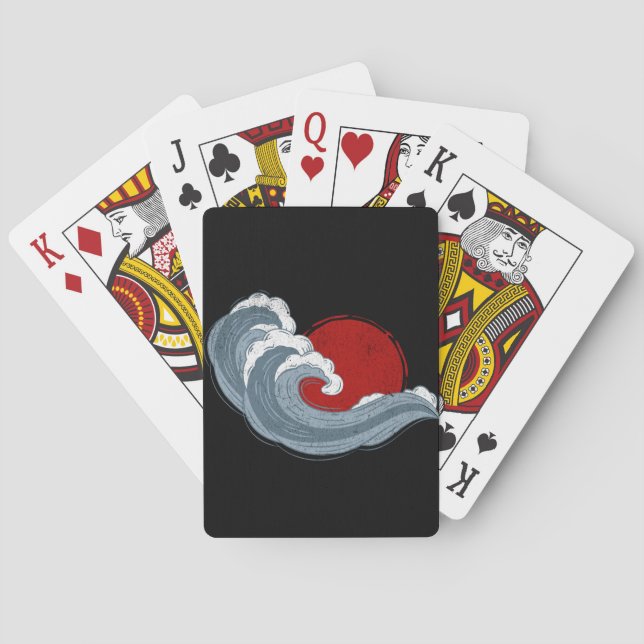 The wave of Kanagawa Playing Cards (Back)
