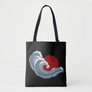 The wave of Kanagawa Tote Bag