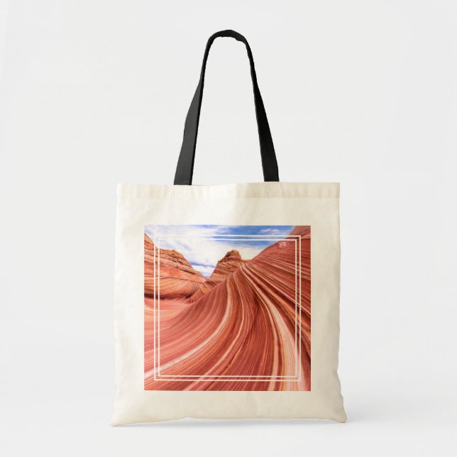 The Wave Sandstone Rock Formation Tote Bag (Front)