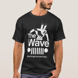 The Wave Secret Code For Off Road Suv Distressed D T-Shirt