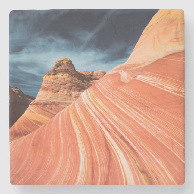 The wave, vermilion cliffs, Arizona Stone Coaster (Front)