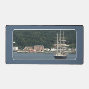 The Waverley Paddle Steamer and Tall Ship Desk Mat