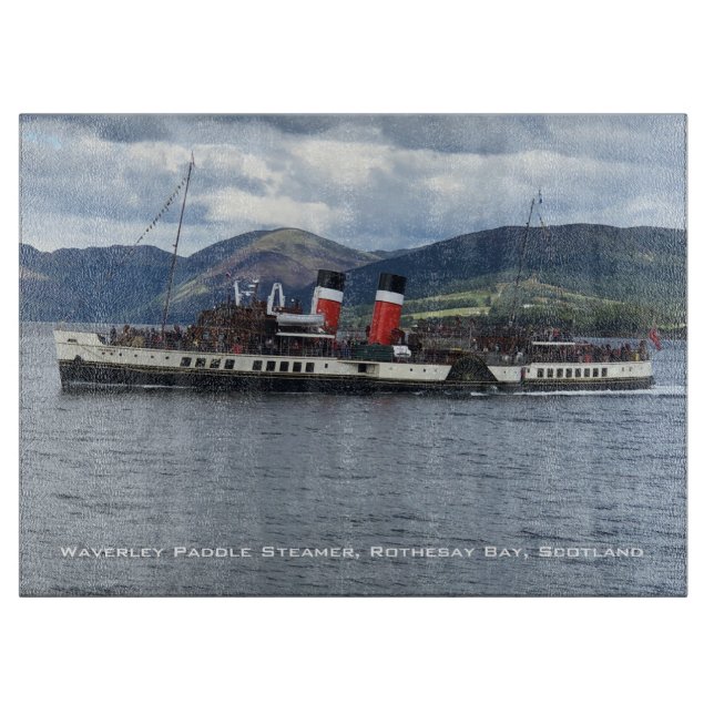 The Waverley Paddle Steamer off Scotland Cutting Board (Front)