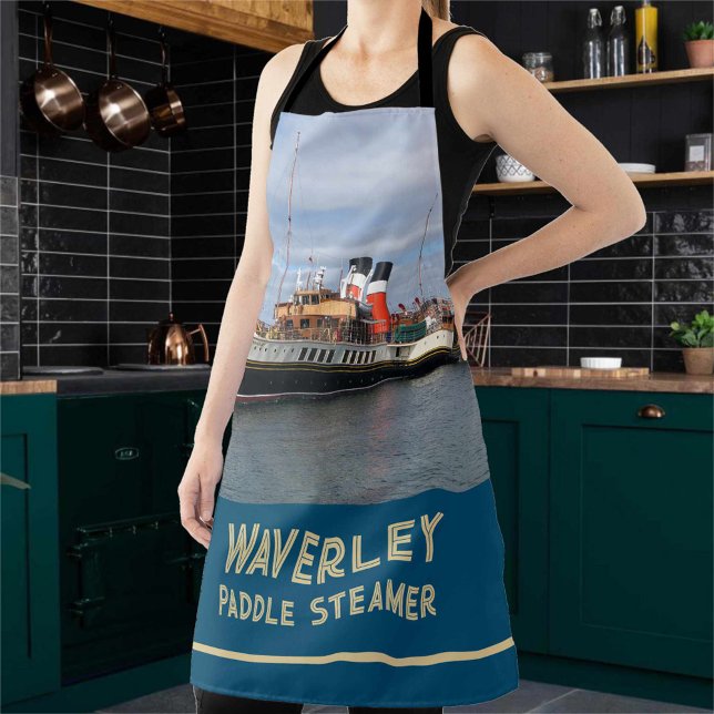 The Waverley Paddle Steamer, Rothesay, Scotland Apron (Creator Uploaded)