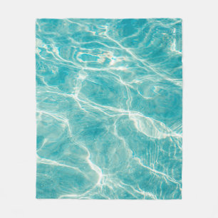 the waves of the sea fleece blanket