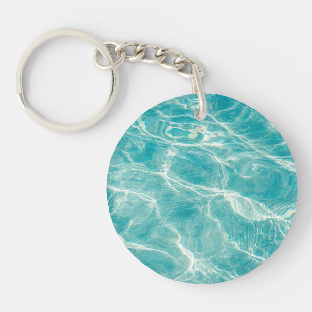 the waves of the sea key ring (Front)