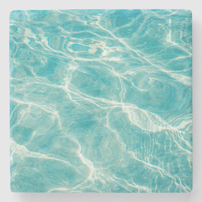 the waves of the sea stone coaster (Front)