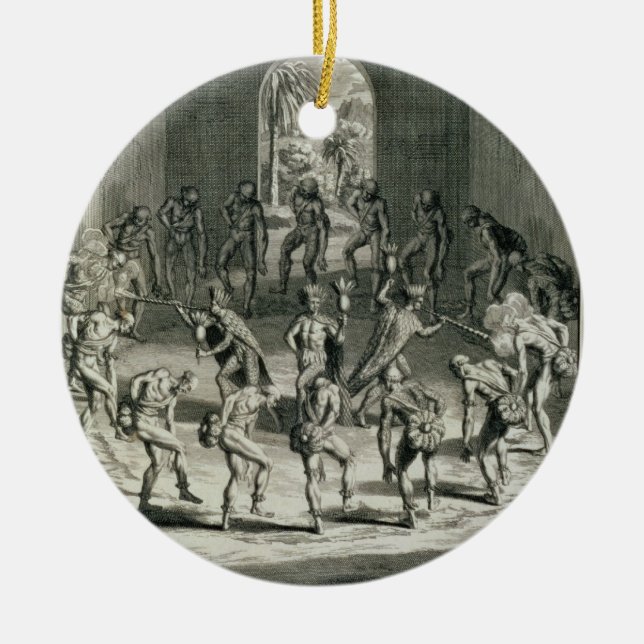 The Way in which Caribbean Priests Boost their Cou Ceramic Ornament (Front)