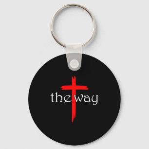 The Way Jesus Cross Inspired Bible Christian Relig Key Ring