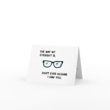 The way my eyesight is