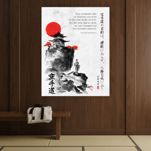 The Way of Karate - Wisdom of Gichin Funakoshi Poster