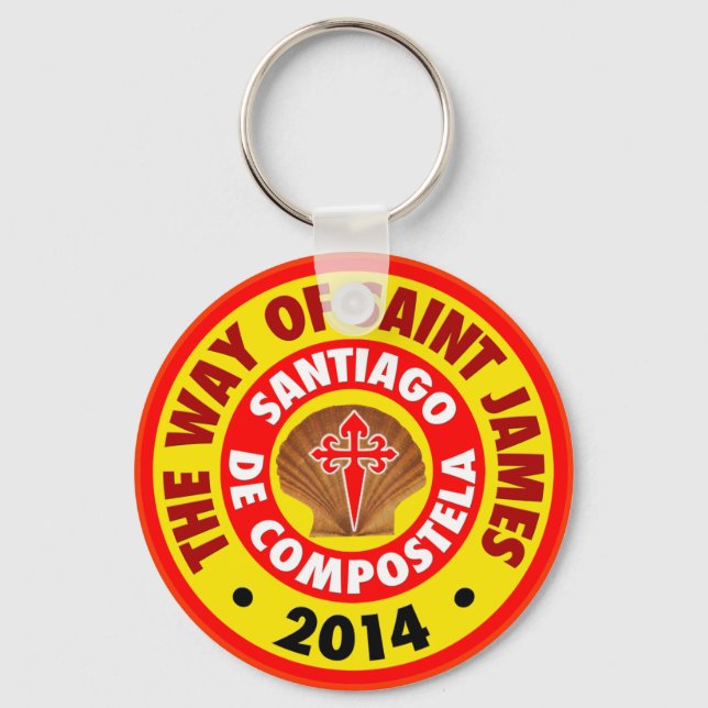 The Way of Saint James 2014 Key Ring (Front)