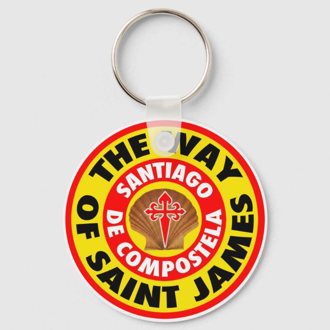 The Way of Saint James Key Ring (Front)