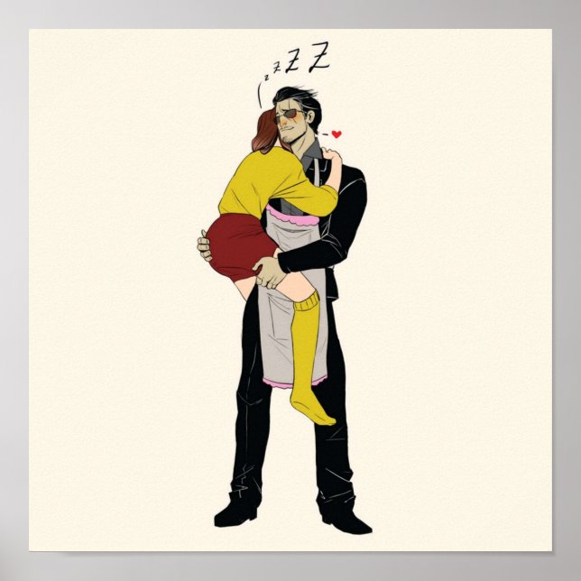 The Way of the Househusband Tatsu Poster (Front)