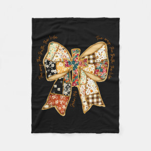 The Way The Truth The Life Coquette Christian Vers Fleece Blanket