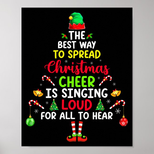 The Way To Spread Christmas Cheer Is Singing Loud  Poster (Front)