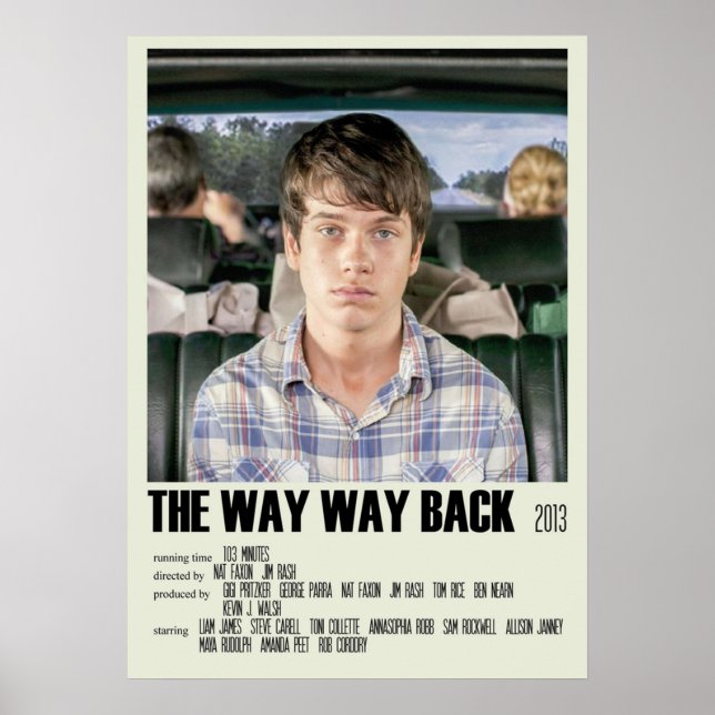 The Way Way Back Alternative Art Movie Large 4 Poster (Front)