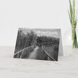 The way   -  With deepest sympathy Card