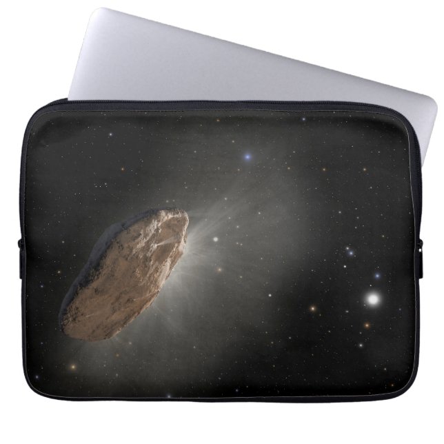 The Wayward Interstellar Object Oumuamua. Laptop Sleeve (Front)