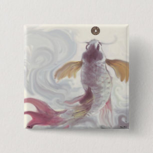 The Wealth Hungry Carp Button