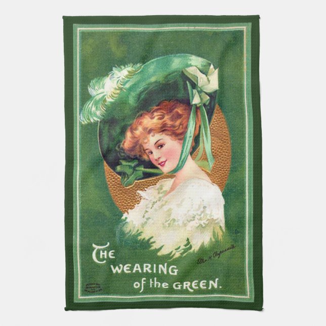 The Wearing Of The Green Kitchen Towel (Vertical)
