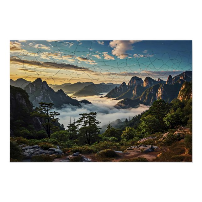 The Web Over Mountains Poster (Front)