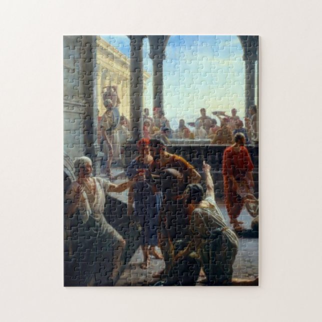 The Wedding at Cana by Carl Bloch  Jigsaw Puzzle (Vertical)