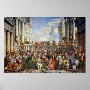 The Wedding at Cana by Paolo Veronese - Poster