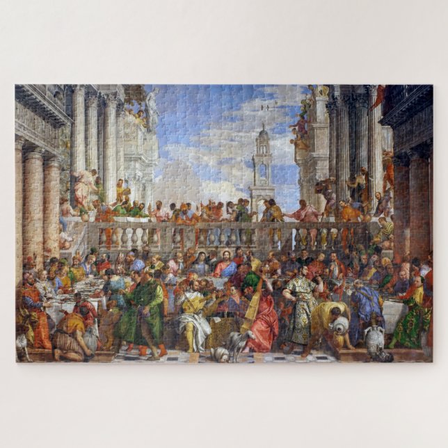 The Wedding at Cana | Paolo Veronese | Jigsaw Puzzle (Horizontal)