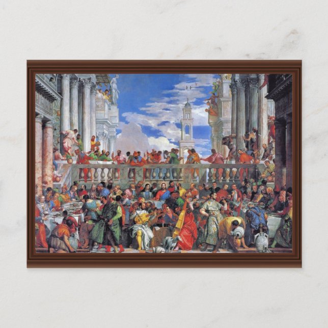 The Wedding At Cana., Wedding At Cana, Postcard (Front)