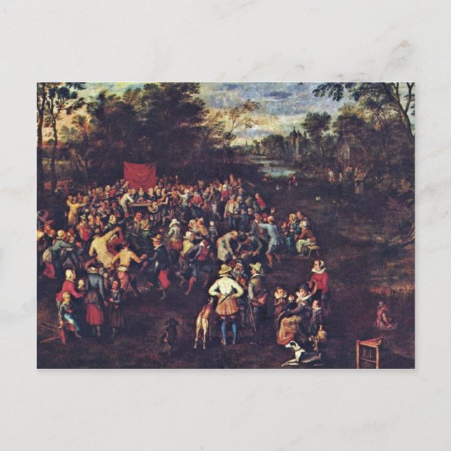The Wedding Banquet By Bruegel D. Ä. Jan (Best Qua Postcard (Front)