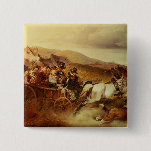 The Wedding Cart 15 Cm Square Badge