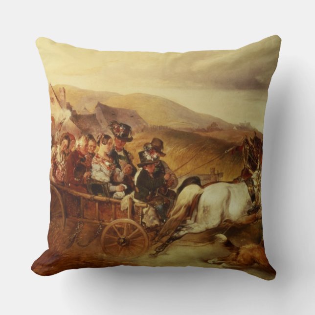 The Wedding Cart Cushion (Front)
