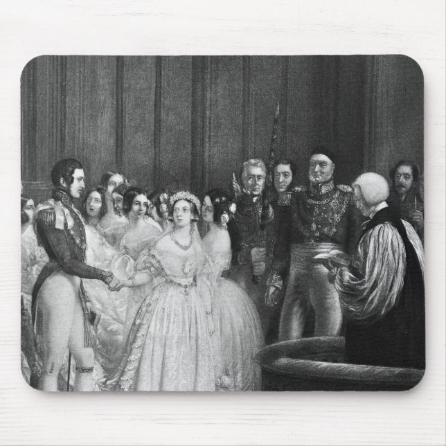 The wedding ceremony mouse pad (Front)