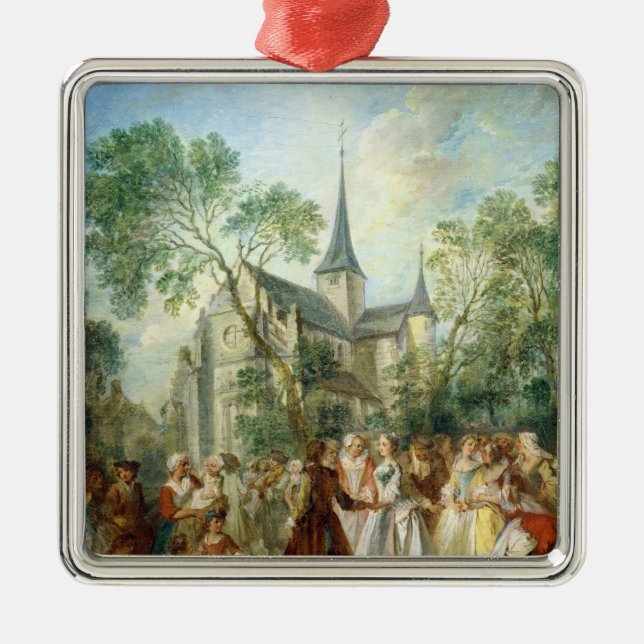 The Wedding Dance Metal Ornament (Front)