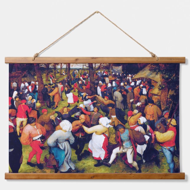 The Wedding Dance, Pieter Bruegel Hanging Tapestry (Front)