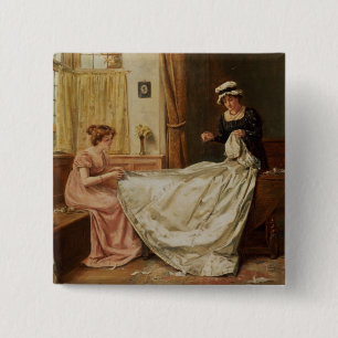 The Wedding Dress 15 Cm Square Badge
