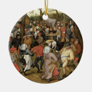 The Wedding Feast Ceramic Ornament